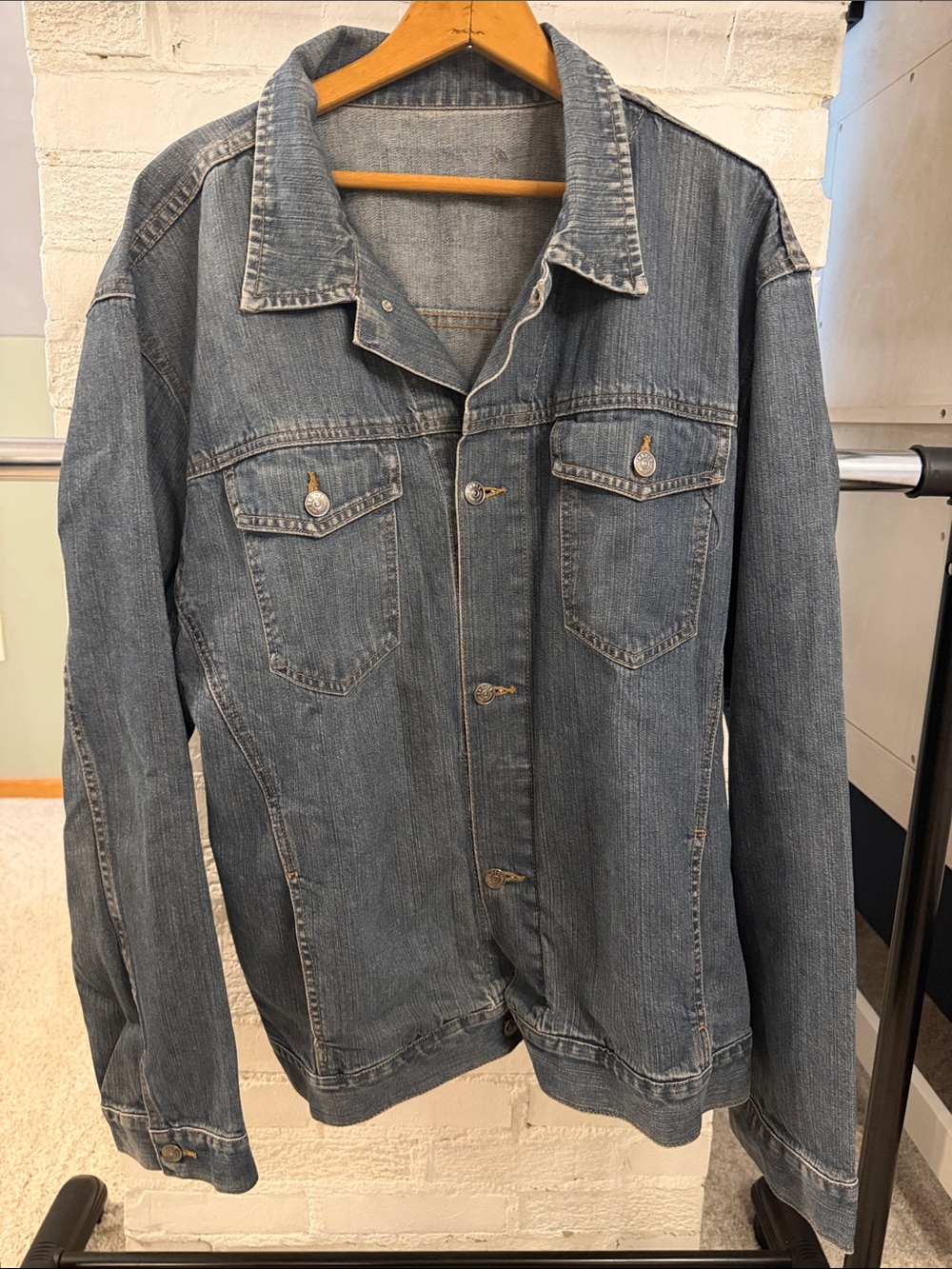 Classic Men's Denim Jacket - Blue